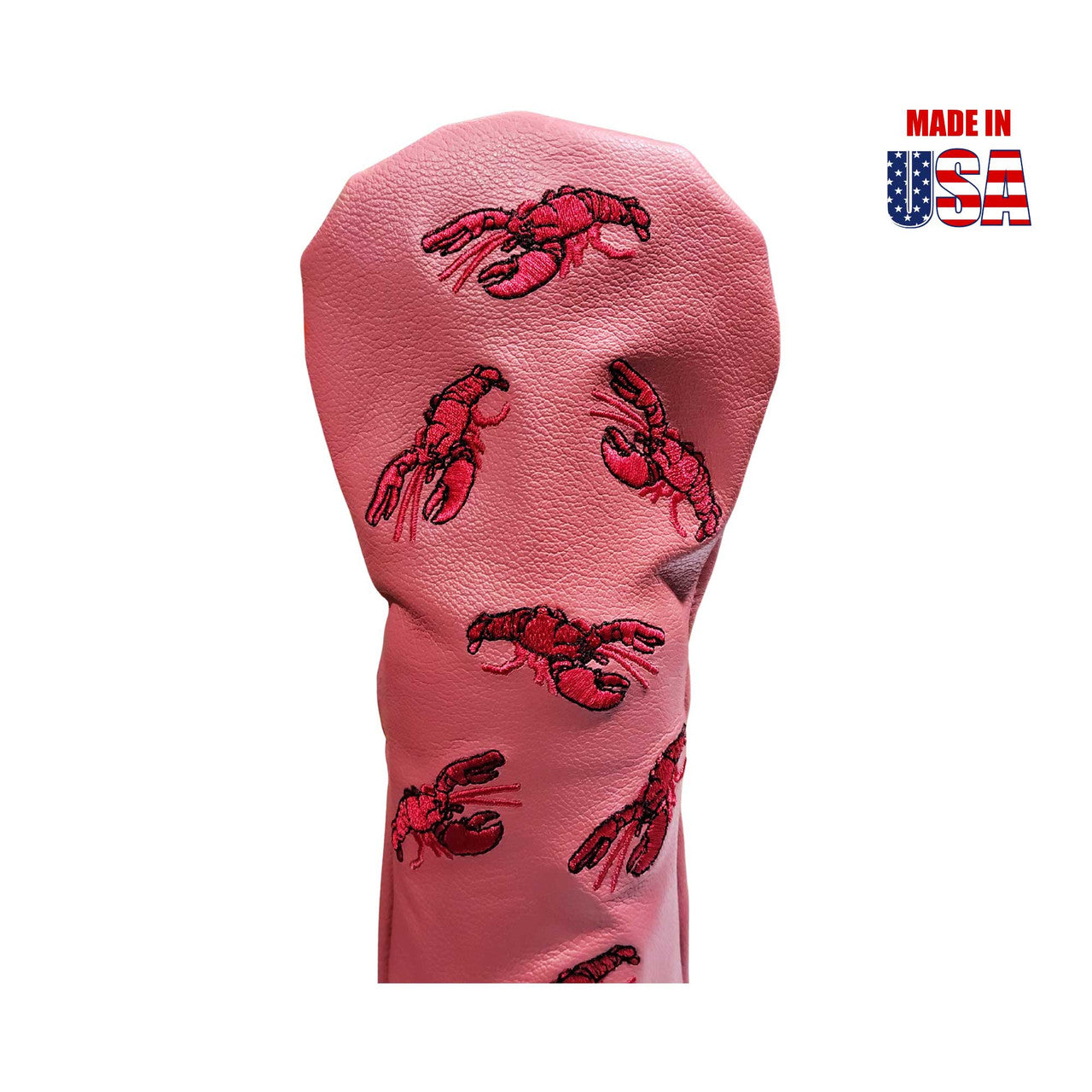 Lobster Island Red Leather Fairway Headcover