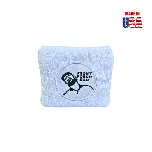Front Porch Dad White Mallet Putter Cover