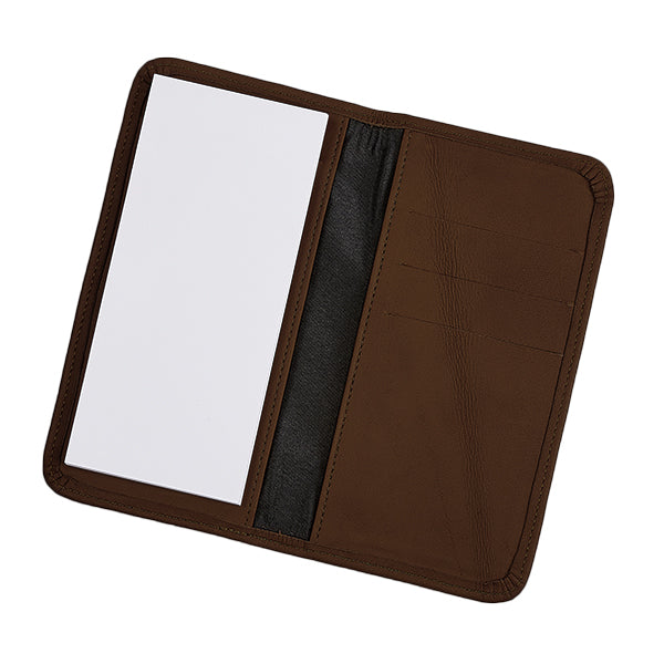 Pocket Manager in Soft Colombian Leather, includes paper