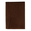 Small Desk Portfolio in Colombian Leather - Cafe