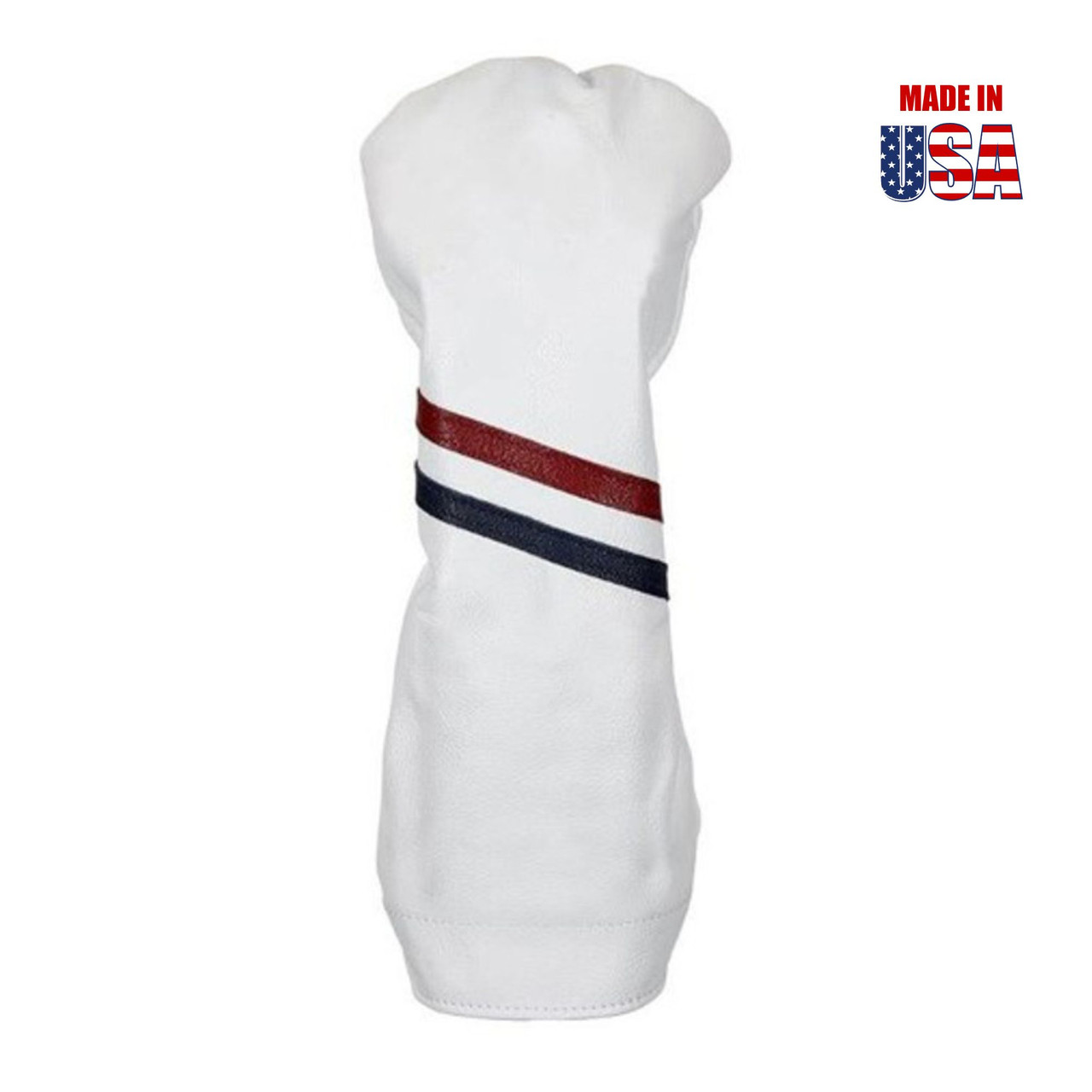 Two Stripe Leather Driver Headcover