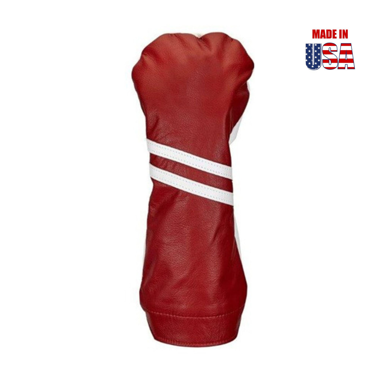 Two Stripe Leather Driver Headcover