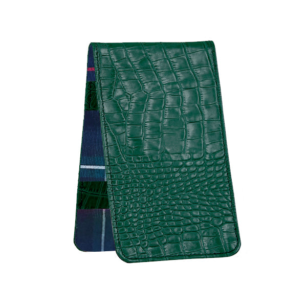 Yardage Book and Scorecard Holder, Gator Leather