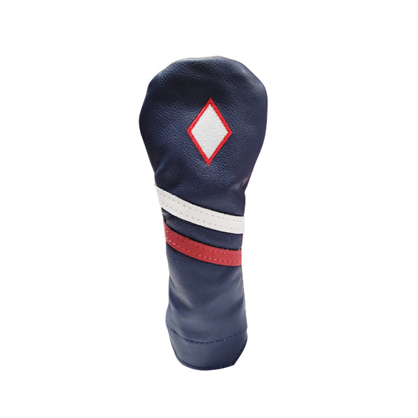 Country Club Two Stripe Leather Headcovers