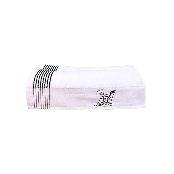 "Fore The Ladies" Logo on our Classic Tour Towels
