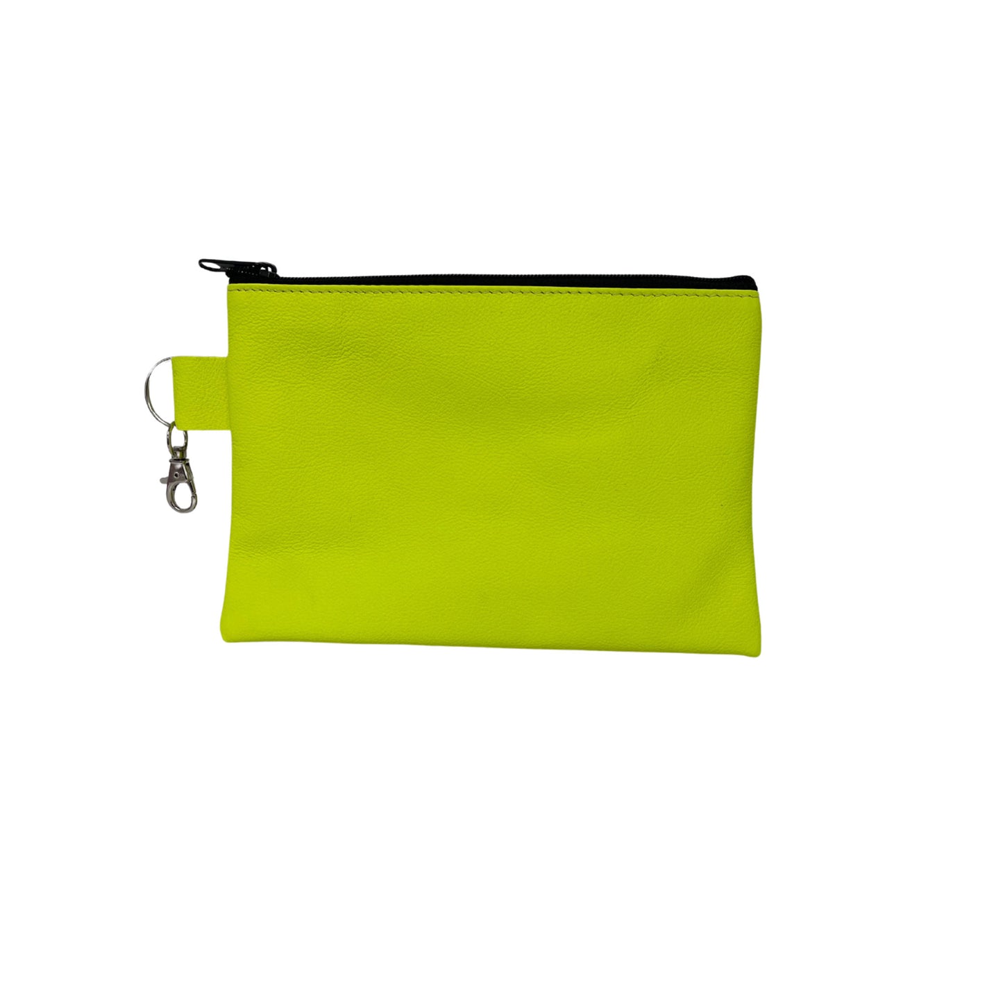 Reef Zip Pouch in Neon Leather