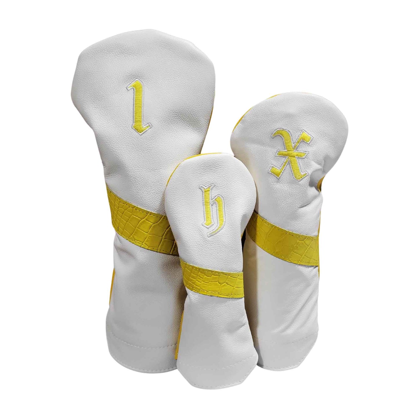 Alligator Stripe Leather Headcovers