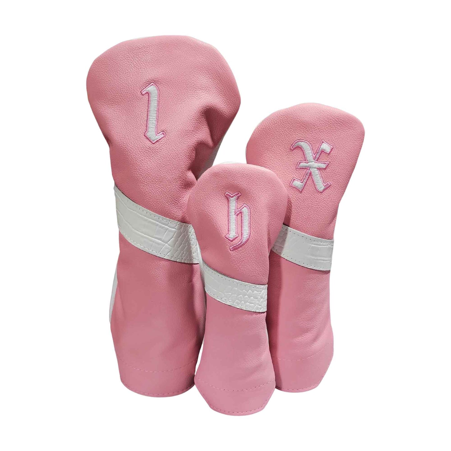 Alligator Stripe Leather Headcovers