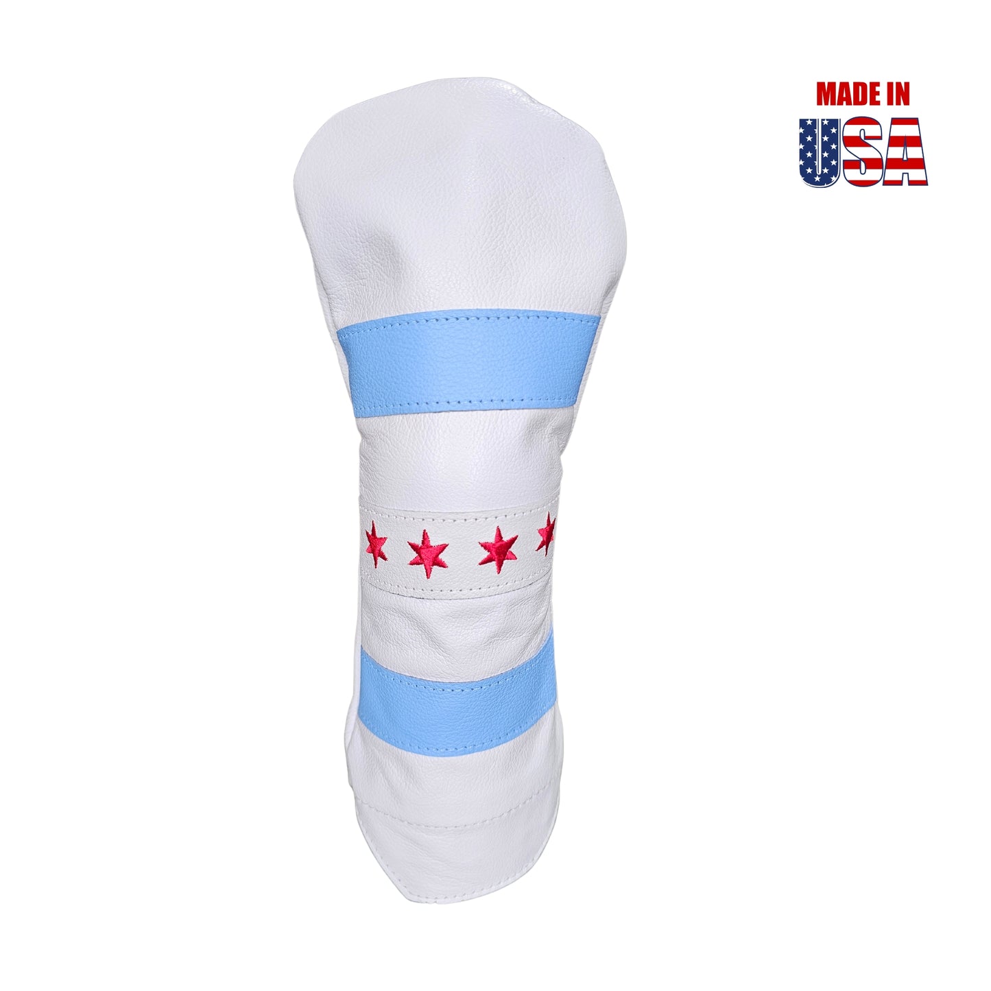 Chicago Flag Leather Headcovers