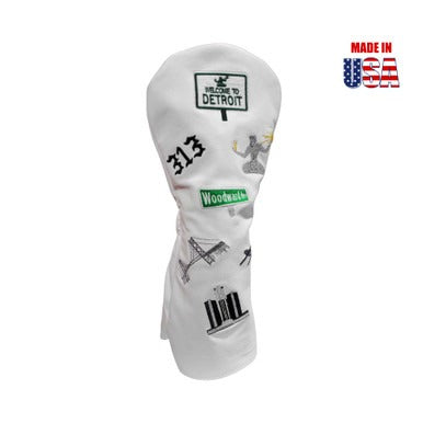 Detroit Historic Landmarks Leather Headcovers