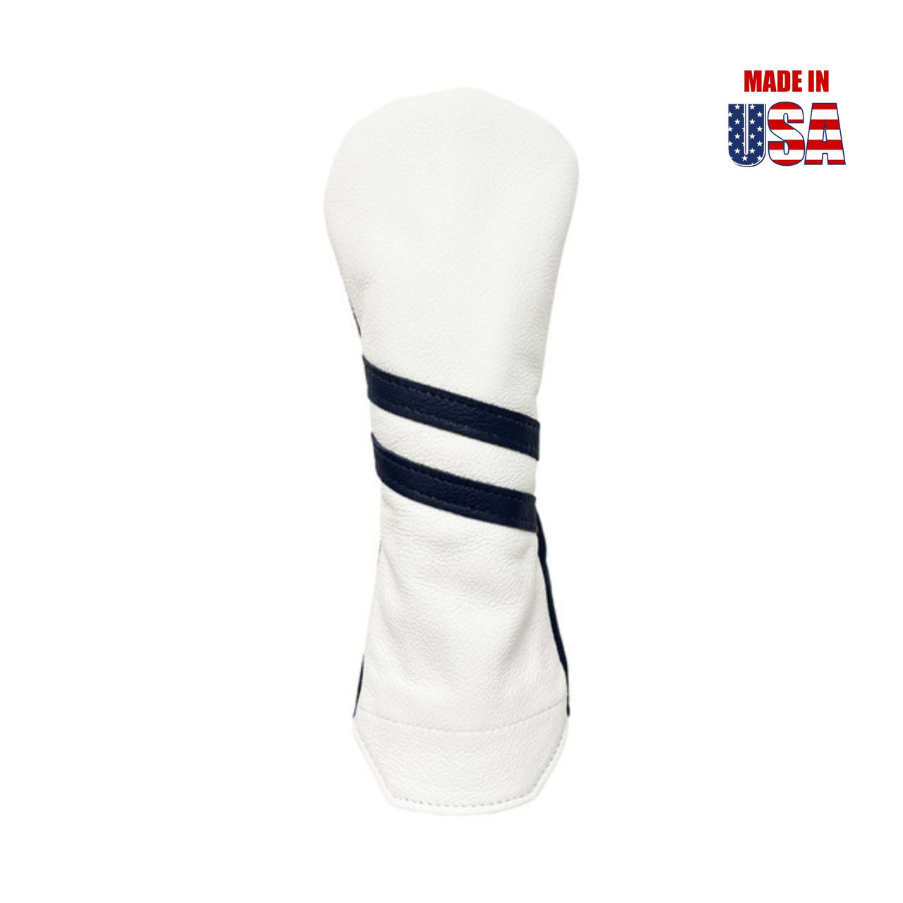 Two Stripe Leather Hybrid Headcover