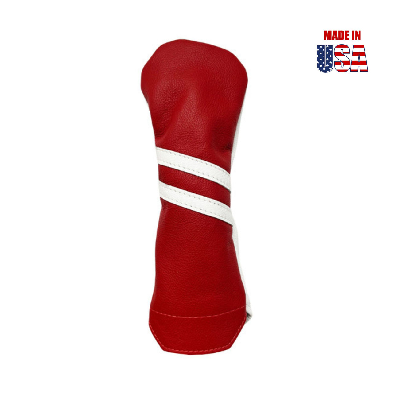 Two Stripe Leather Hybrid Headcover