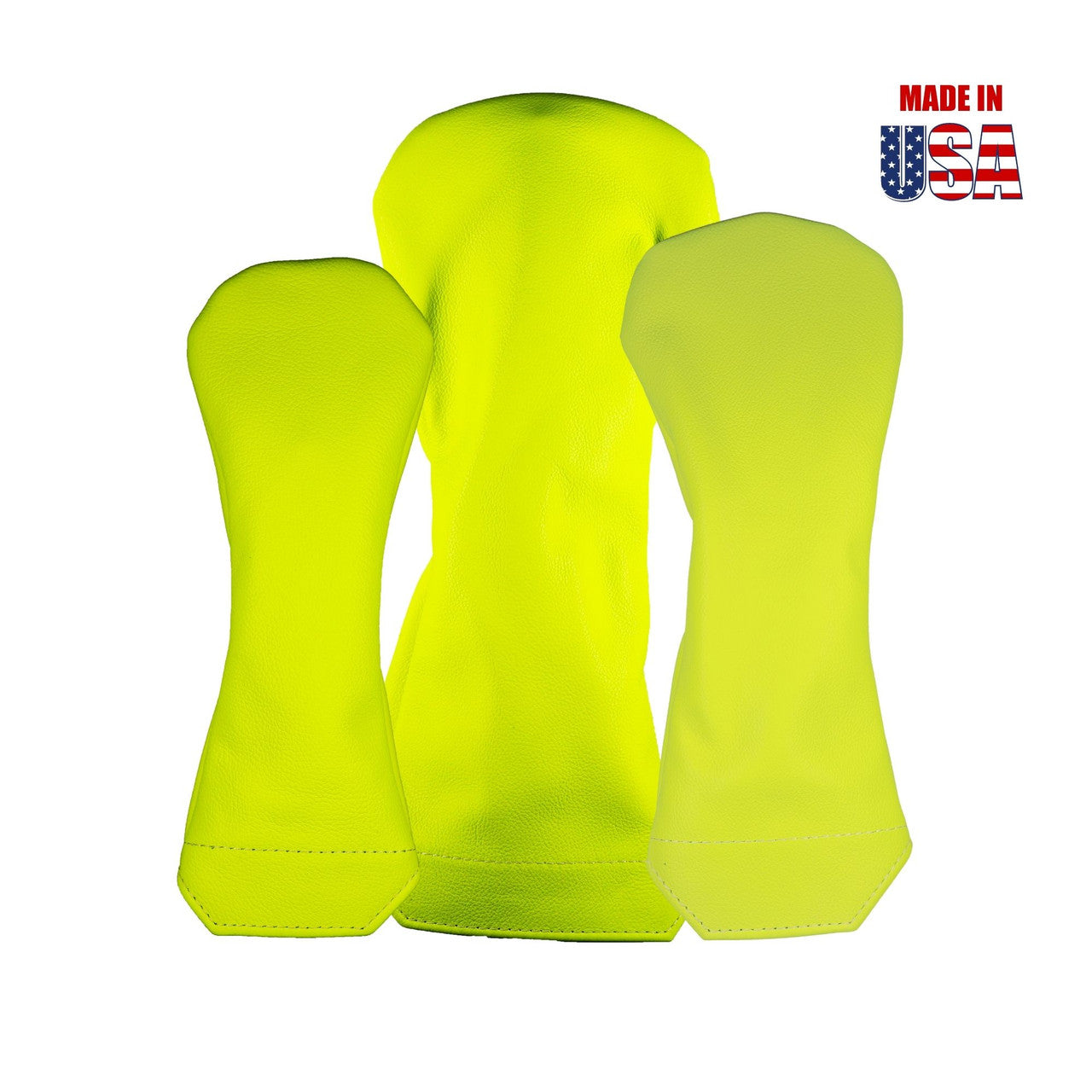 Premium Neon Solid Leather Headcovers