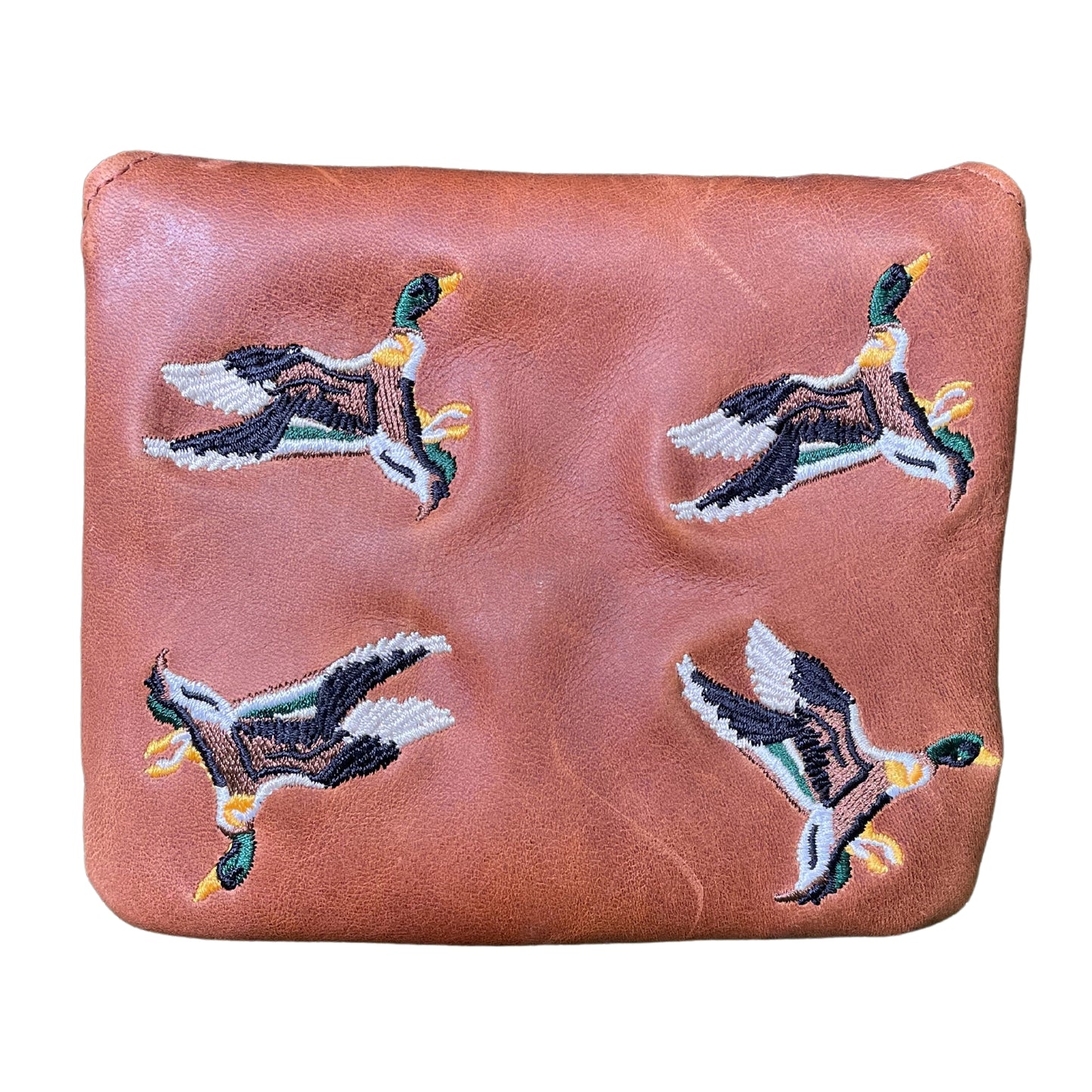 Flying Mallard Pullup Leather Universal Mallet Putter Cover