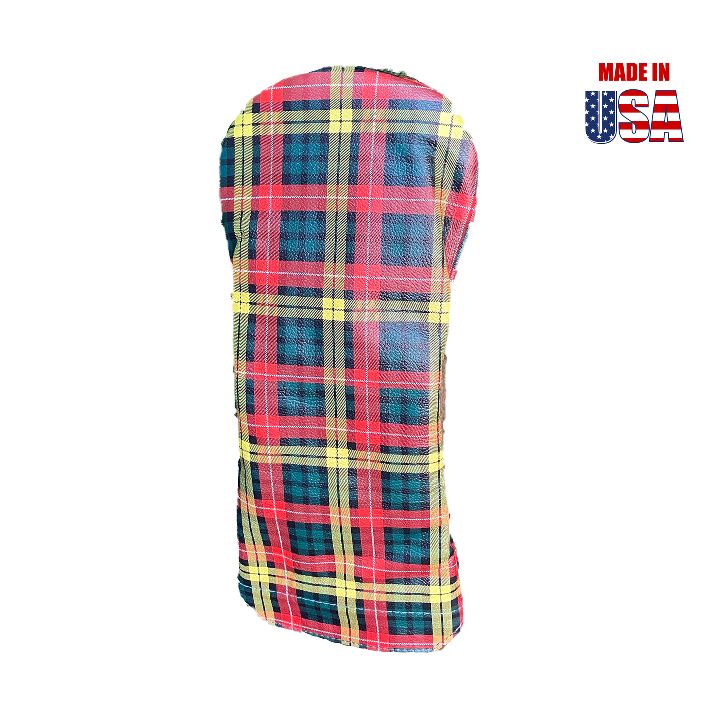 Tartan Plaid Leather Golf Headcovers