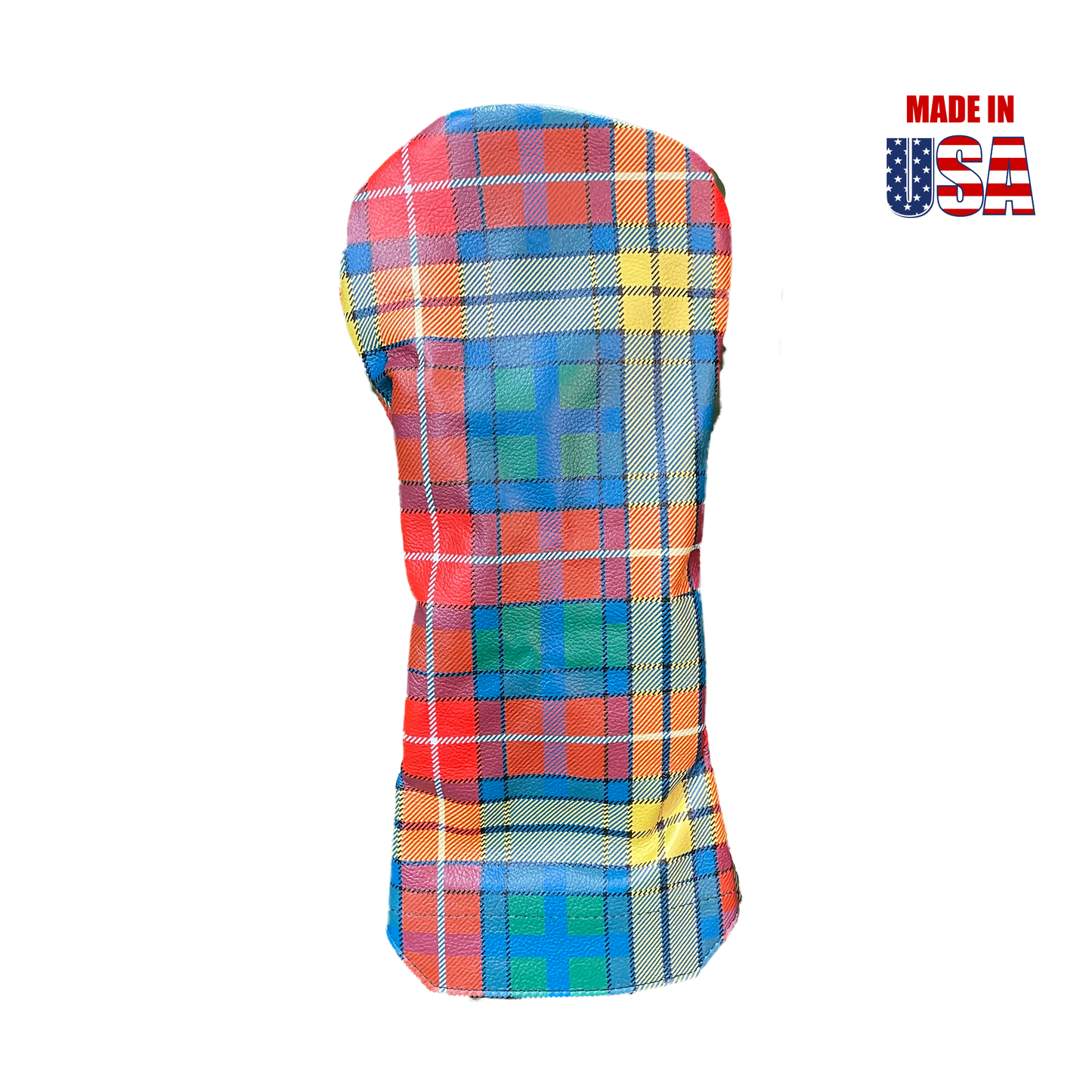 Tartan Plaid Leather Golf Headcovers