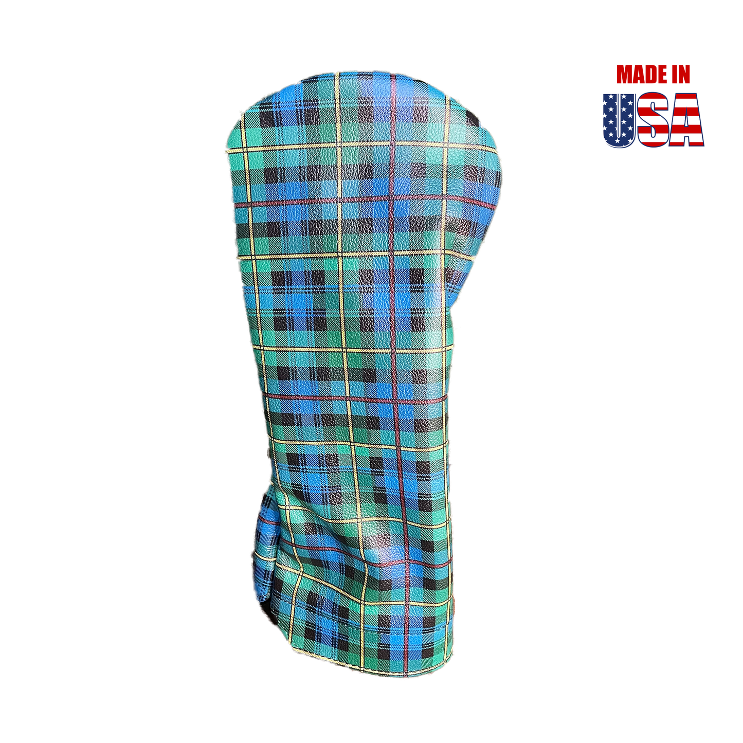 Tartan Plaid Leather Golf Headcovers