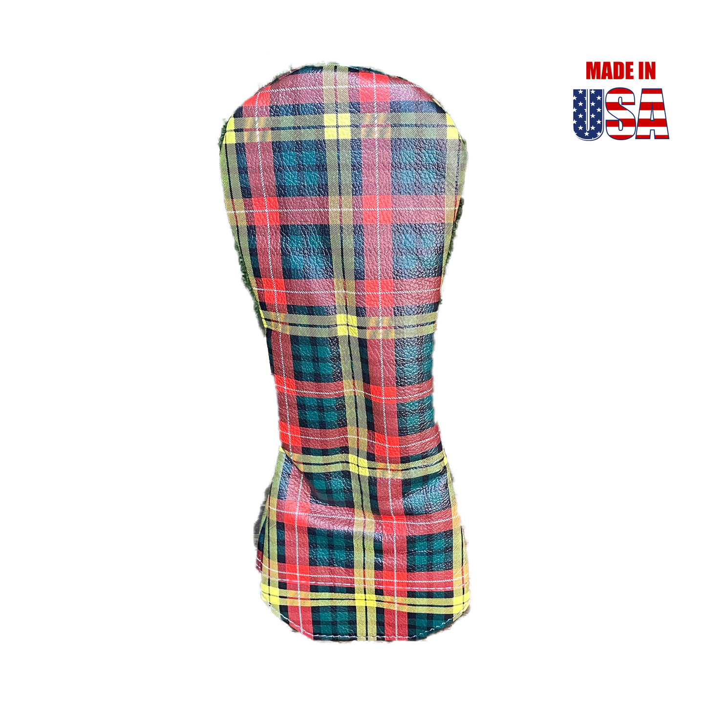 Tartan Plaid Leather Golf Headcovers
