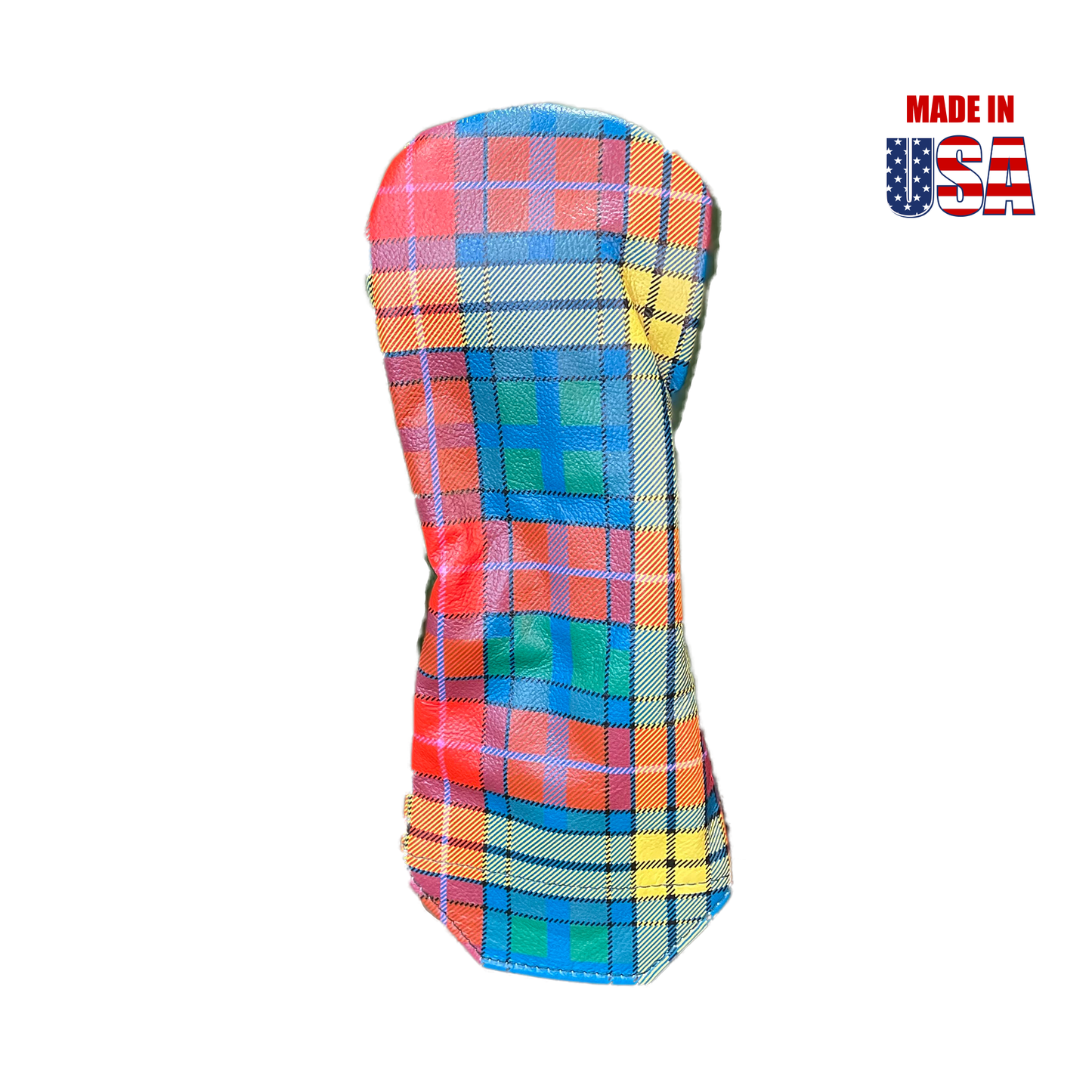 Tartan Plaid Leather Golf Headcovers