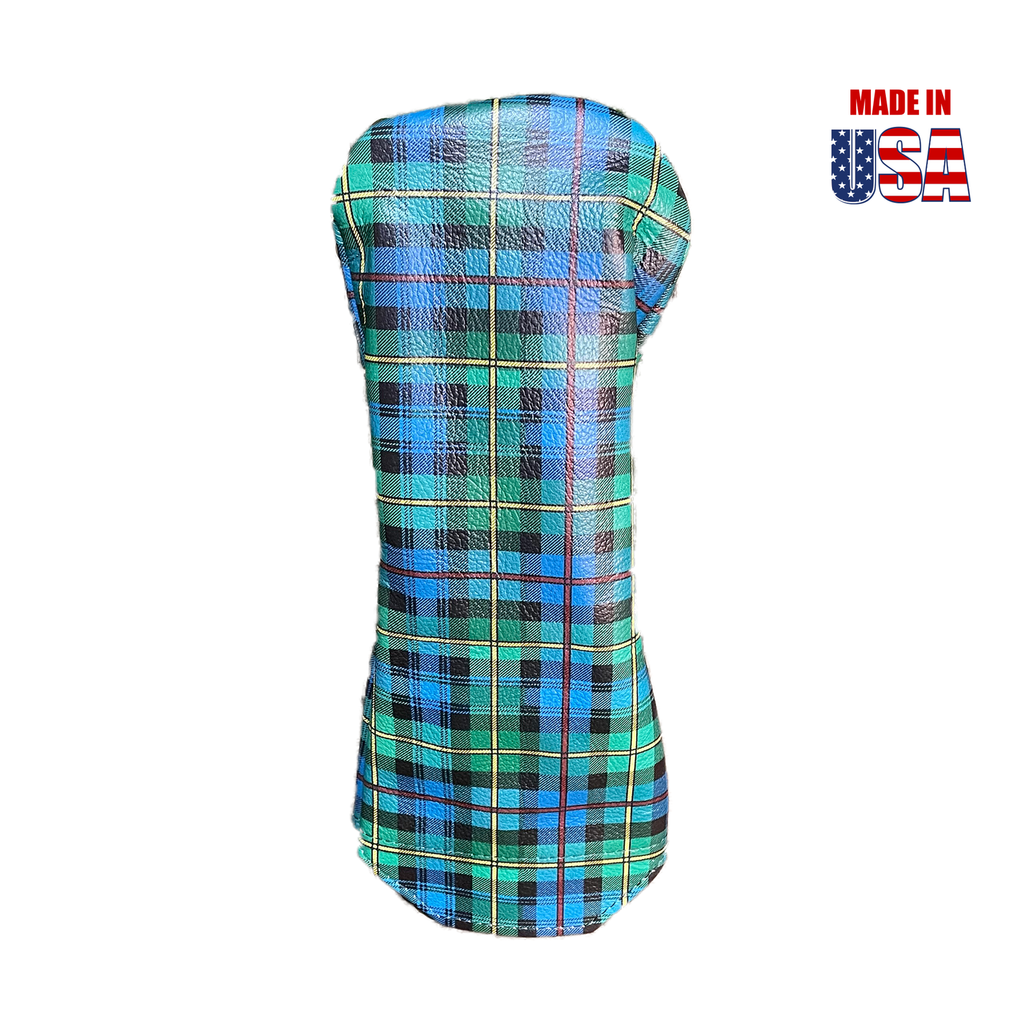 Tartan Plaid Leather Golf Headcovers