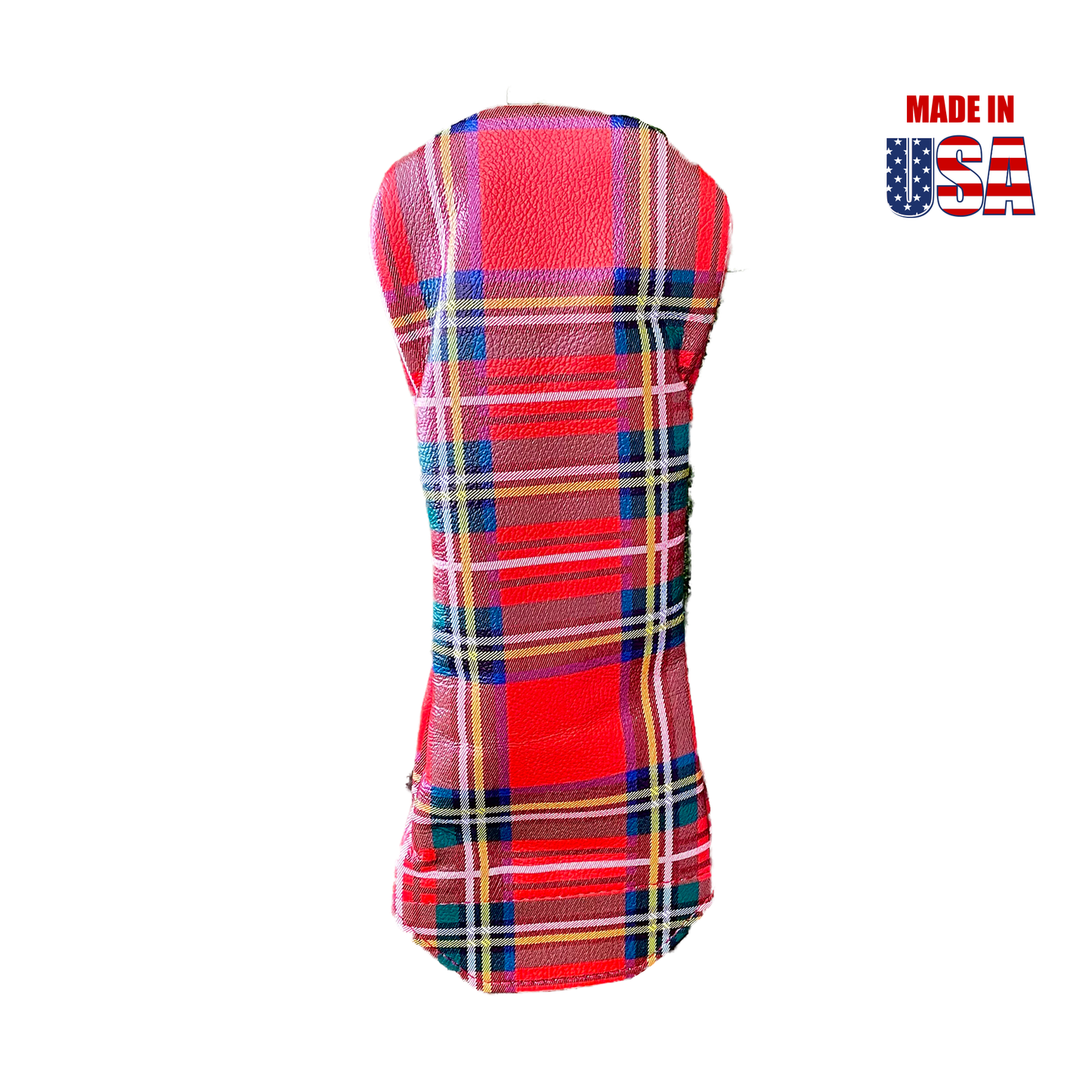 Tartan Plaid Leather Golf Headcovers