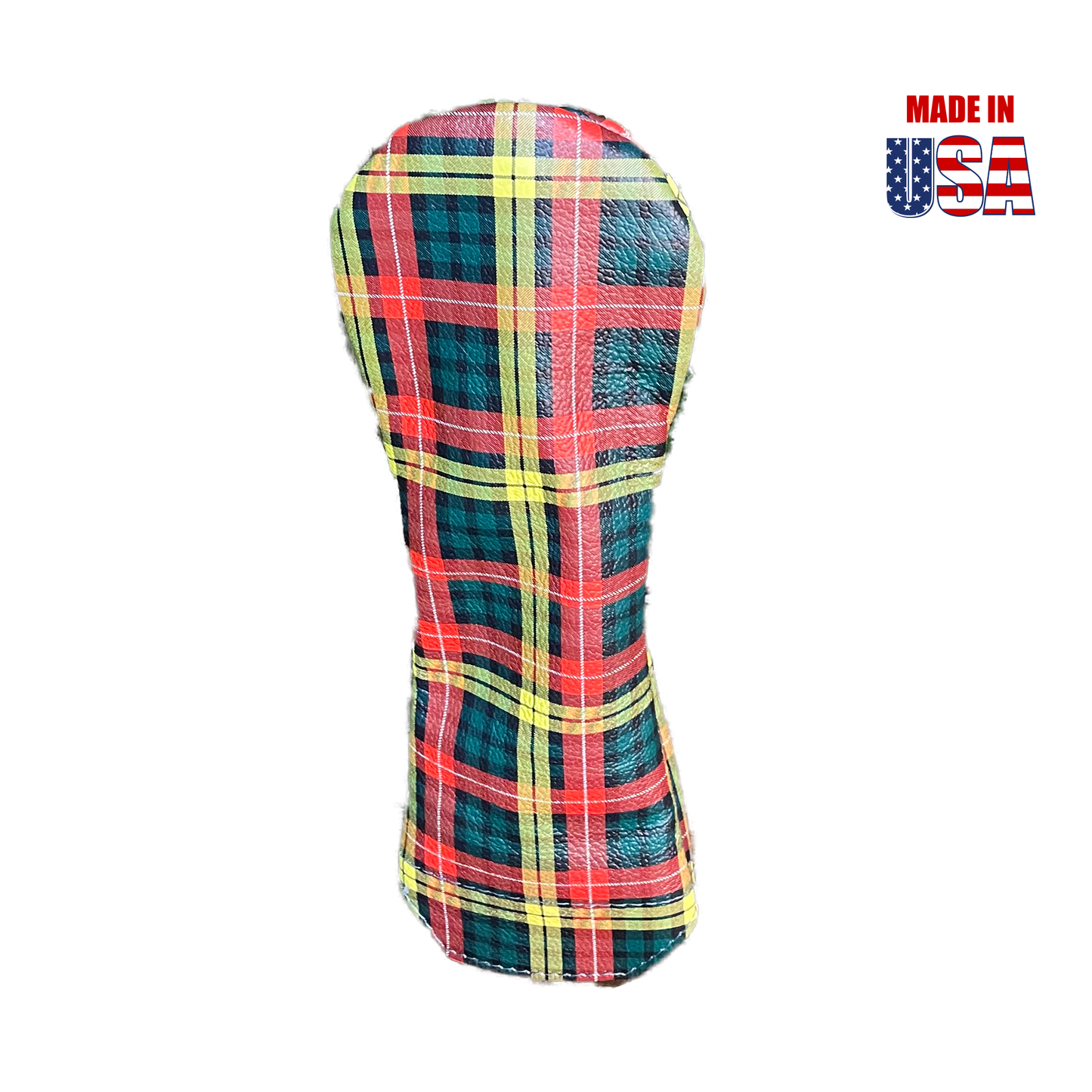 Tartan Plaid Leather Golf Headcovers