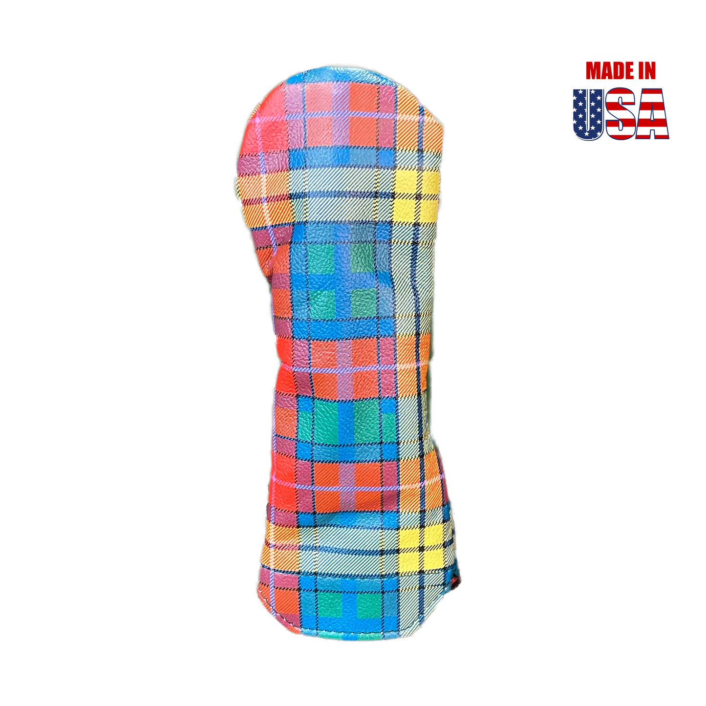 Tartan Plaid Leather Golf Headcovers