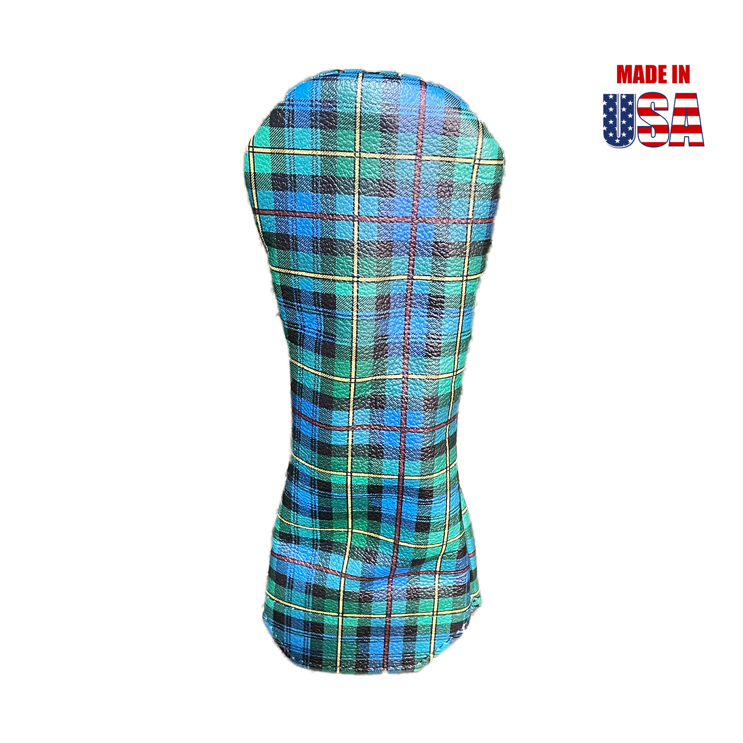 Tartan Plaid Leather Golf Headcovers