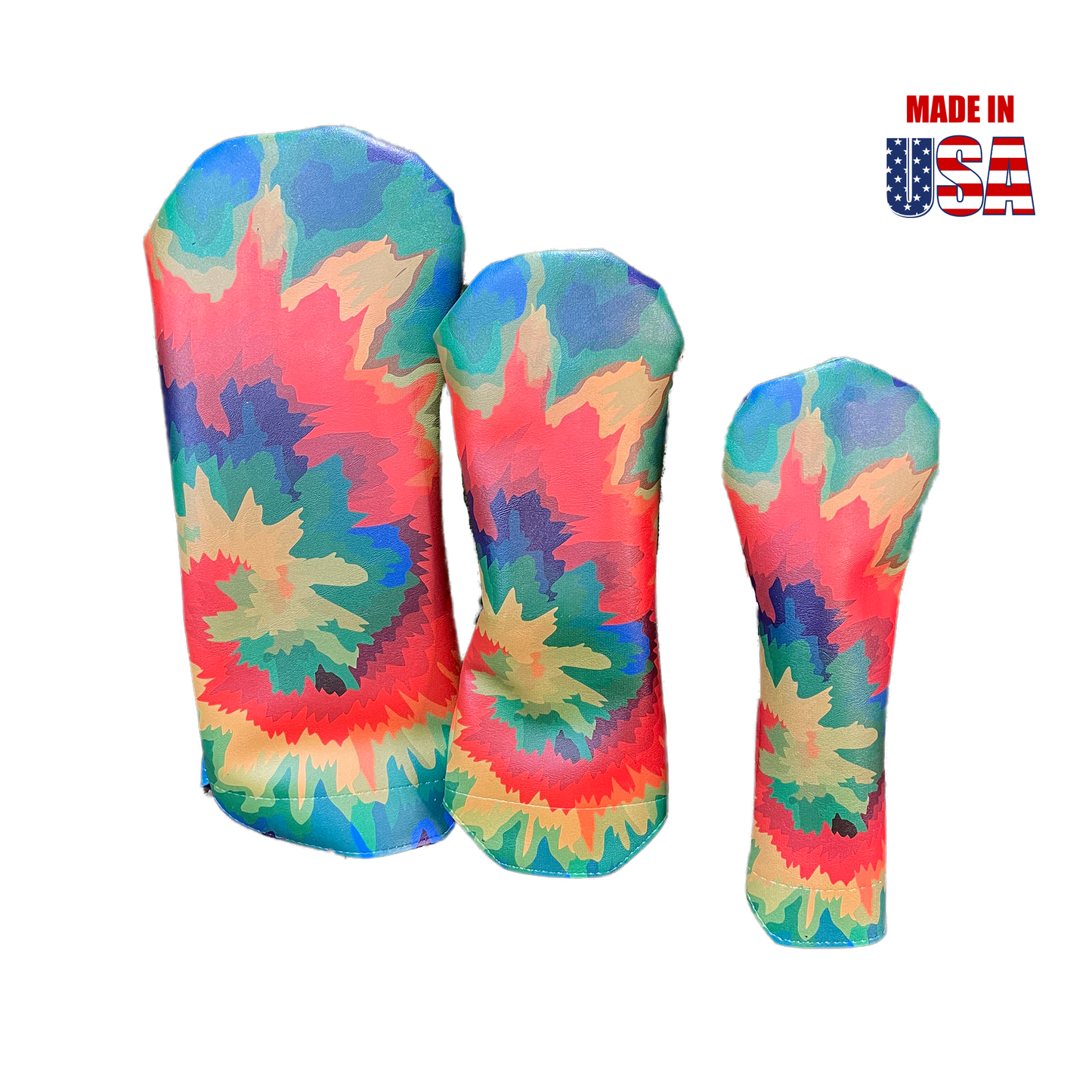 Tie-Dye Headcovers
