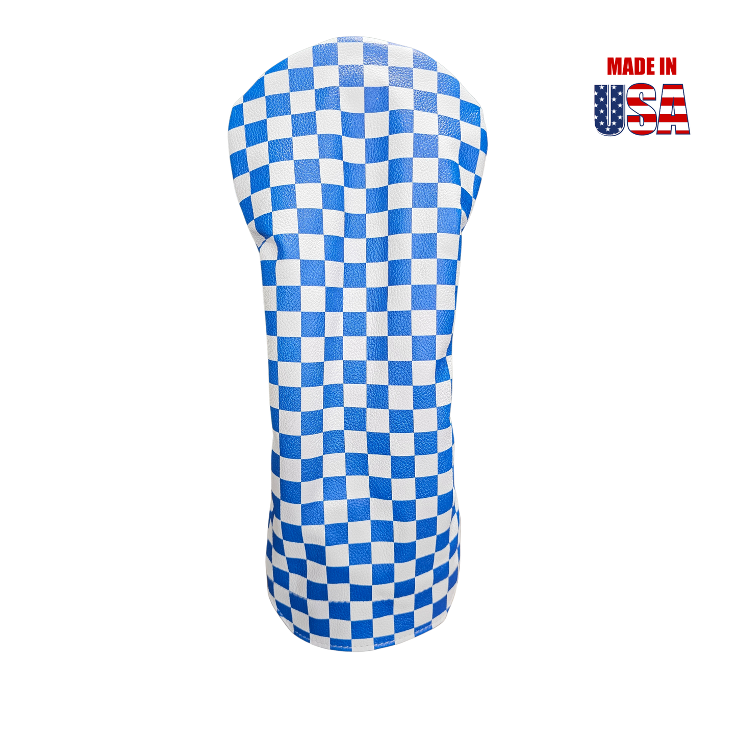 Checkerboard Leather Headcovers