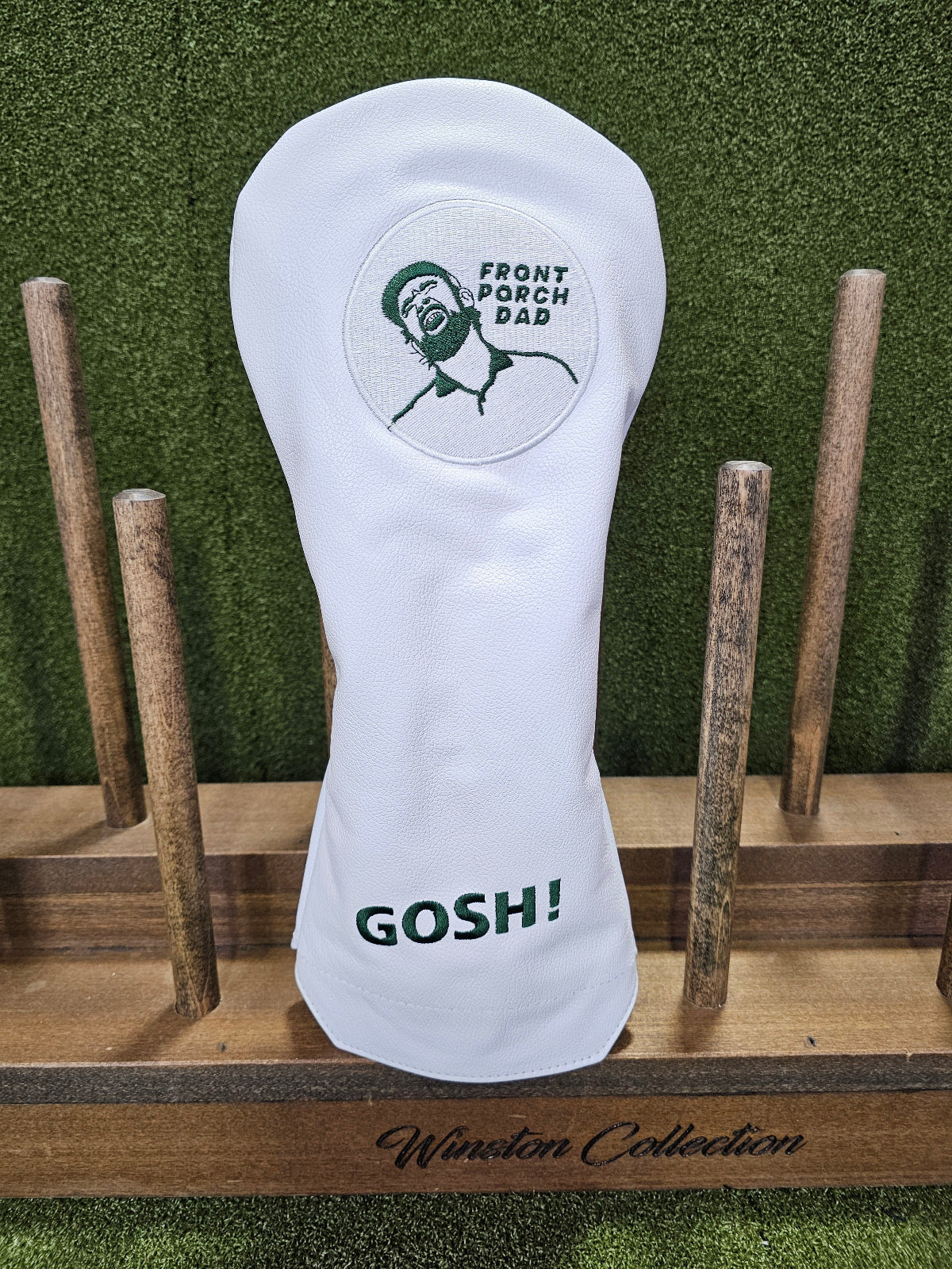 Front Porch Dad Headcovers - Fairway- White