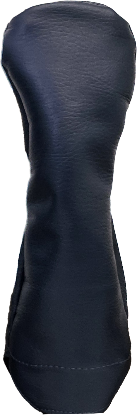 Solid Navy Leather Golf Headcovers