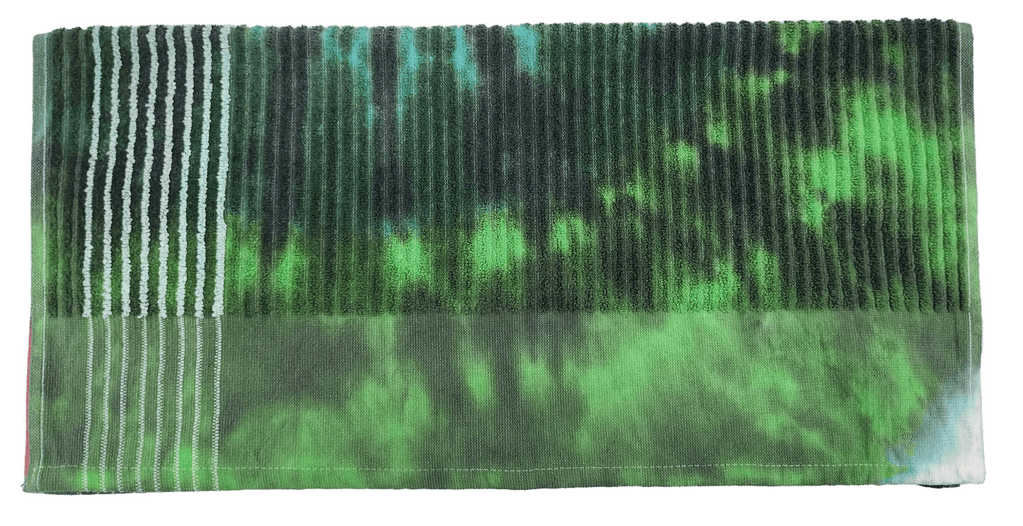 Hand Dyed Tie-Dye Golf Tour Towel