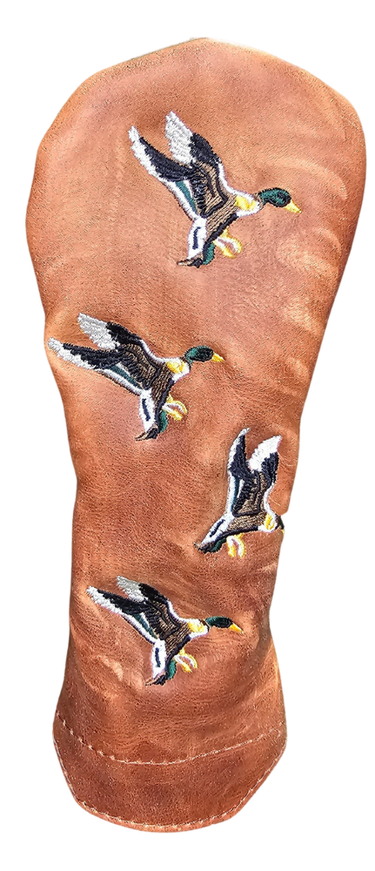 Flying Mallard Ducks Leather Headcovers