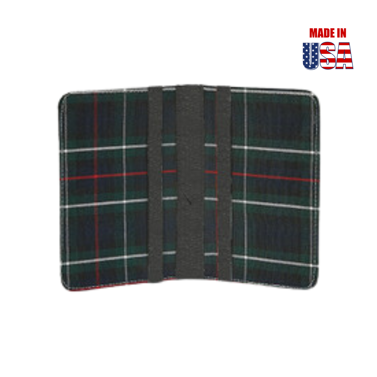 Interior on Black Ostrich Print Scorecard Holder