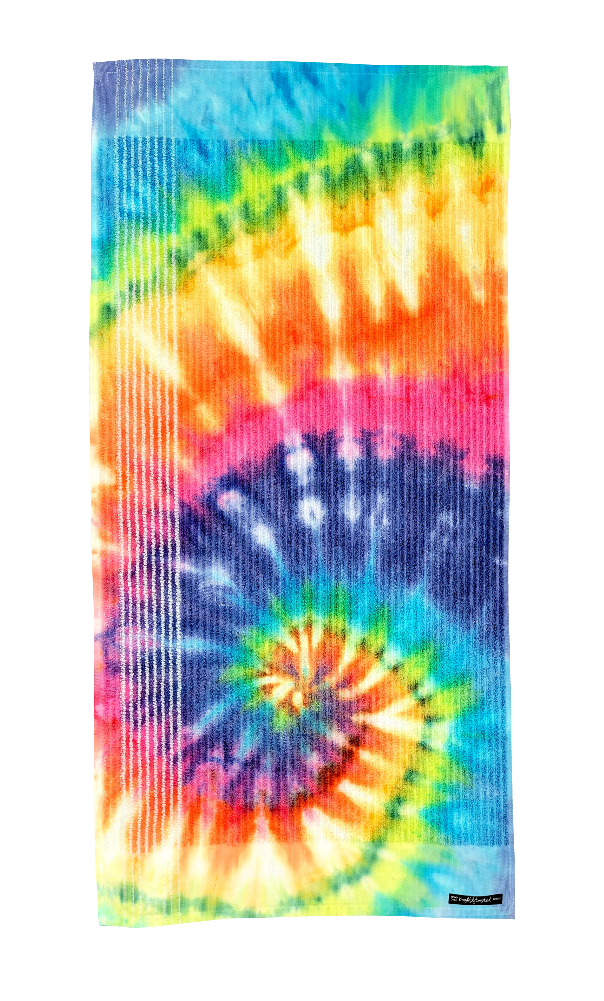 Hand Dyed Tie-Dye Golf Tour Towel