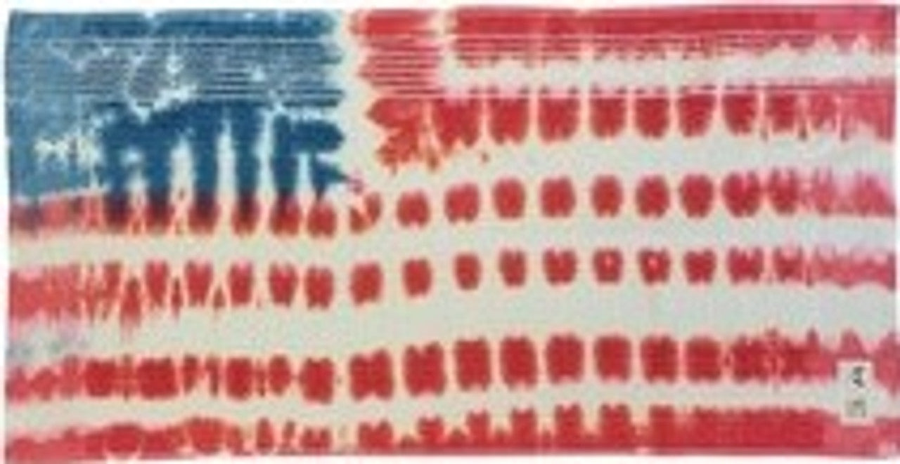 Hand Dyed Tie-Dye Golf Tour Towel