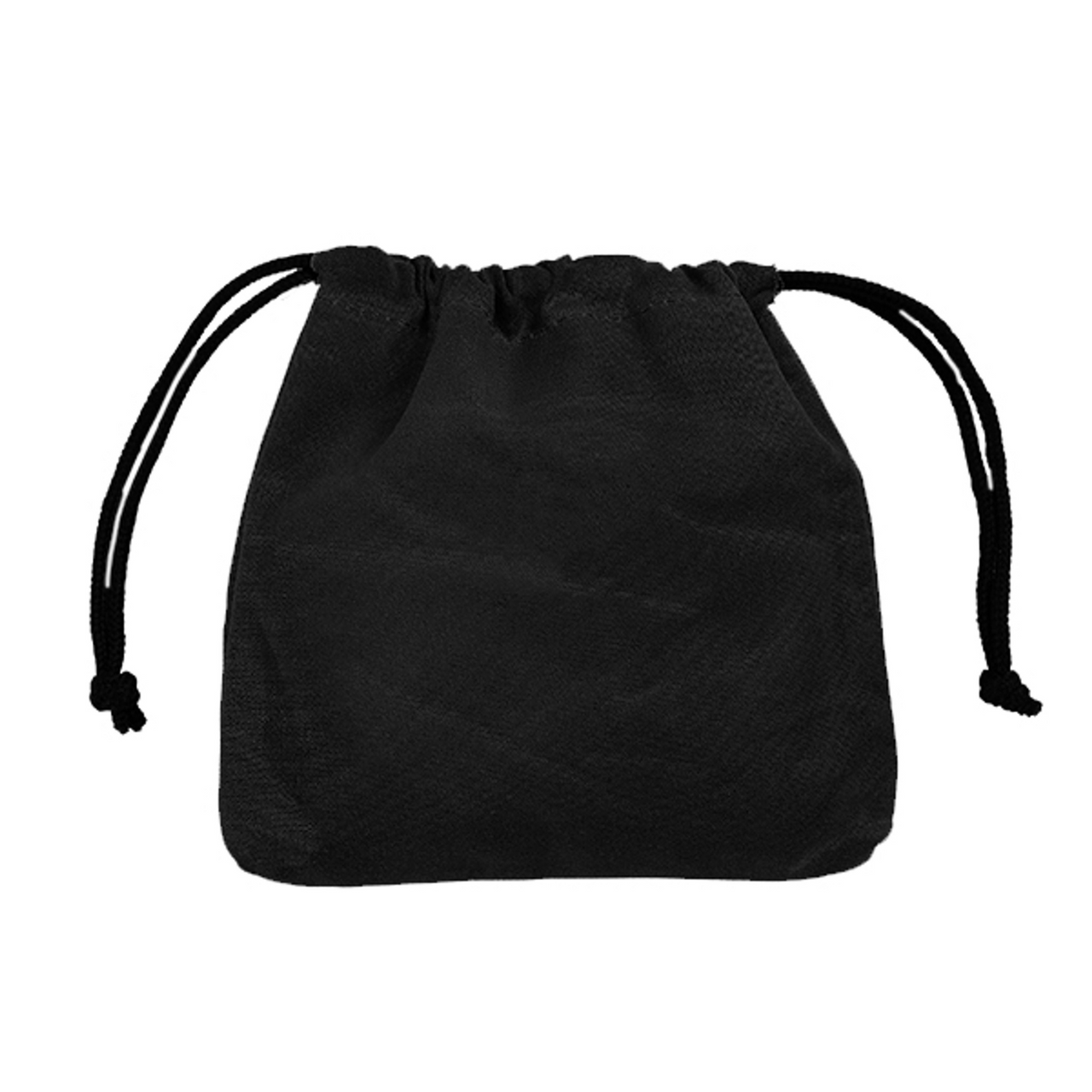 Drawstring Player's Pouch, Waxed Canvas - Black