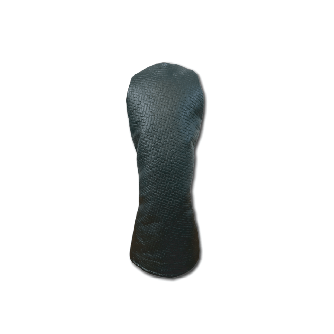 Italian Weave Leather Headcovers - Hybrid - Black