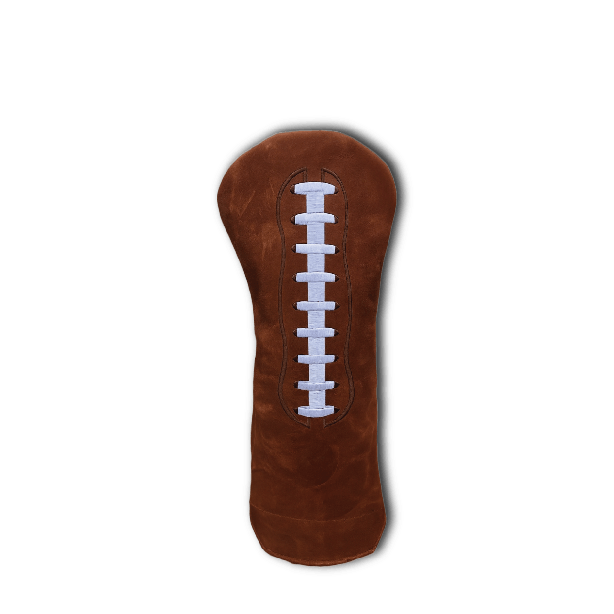 Football Pullup Leather Driver Headcover