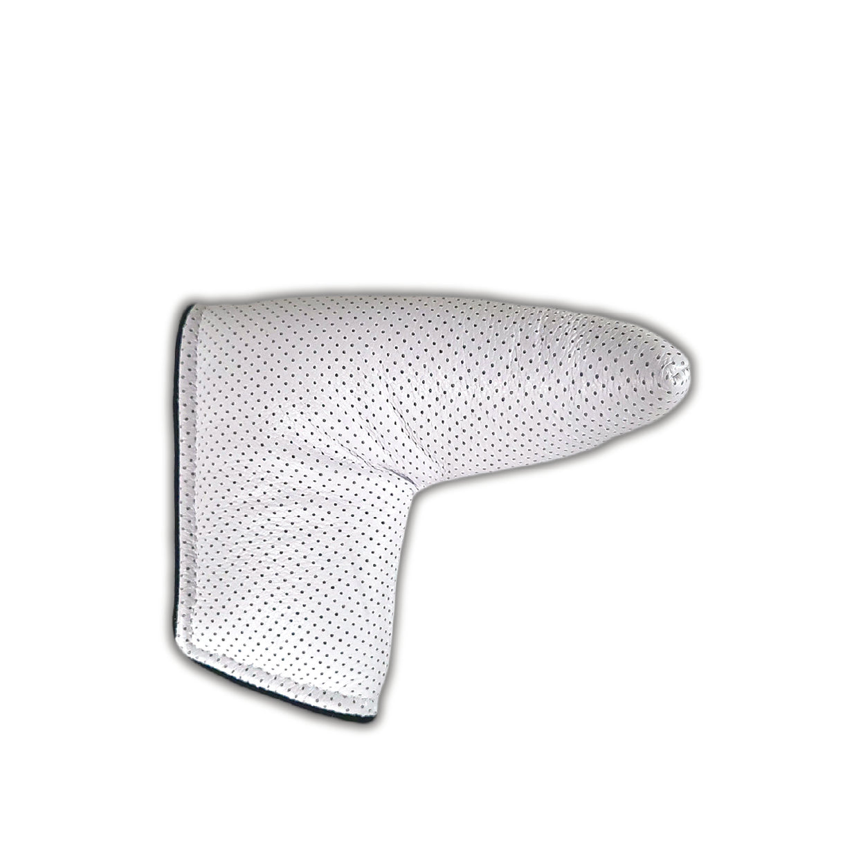 Perforated Leather Blade Putter Headcover - White