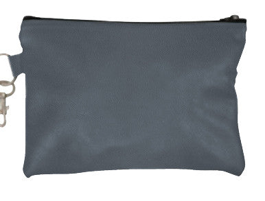 Grey American Leather Golf Reef Zip Pouch