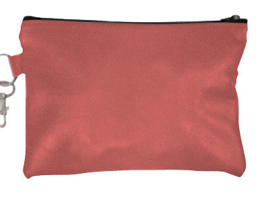 Island Red American Leather Golf Reef Zip Pouch