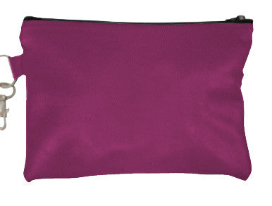 Magenta American Leather Golf Reef Zip Pouch