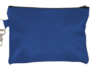 Ocean Blue American Leather Golf Reef Zip Pouch