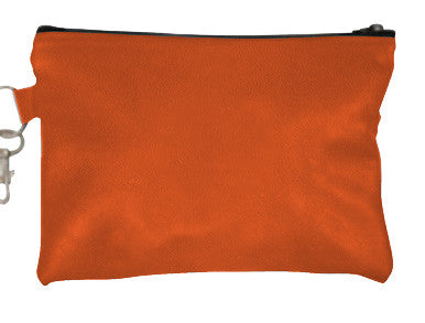 Orange American Leather Golf Reef Zip Pouch