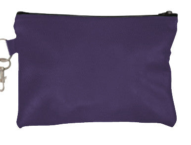 Purple American Leather Golf Reef Zip Pouch
