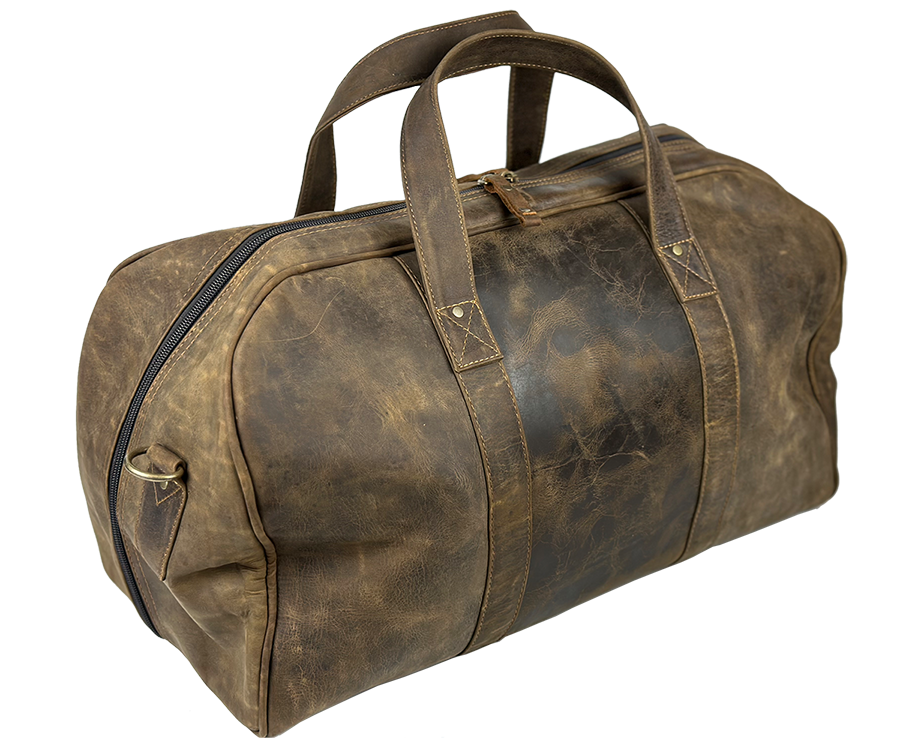 Country Club Duffel Bag in Crazy Horse Leather 3