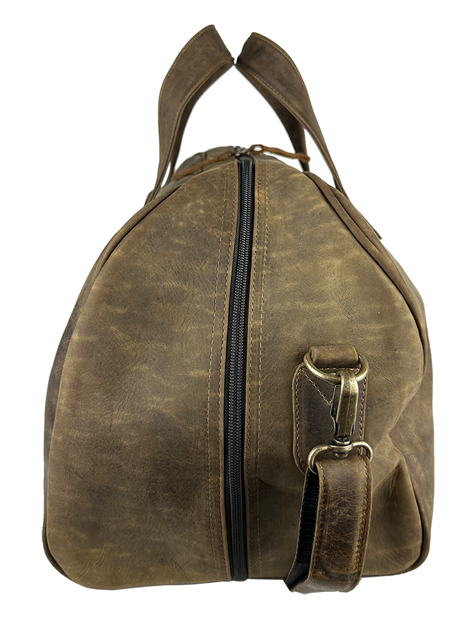 Country Club Duffel Bag in Crazy Horse Leather 2