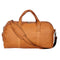Tan Colombian Leather Country Club Duffel Bag